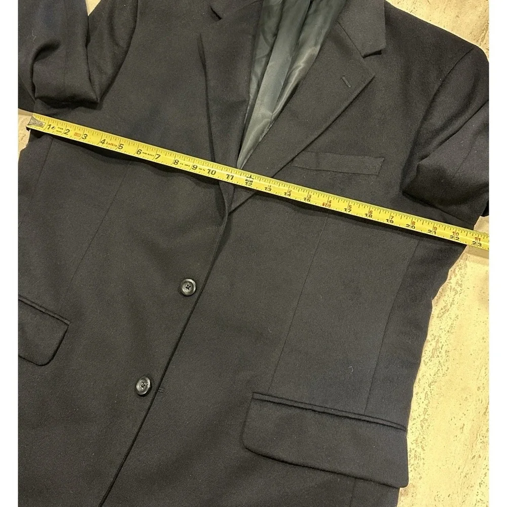 Jos. A. Bank Men's Jacket Blazer‎ Sport Coat 100% Cashmere Black Sz 43L Lined